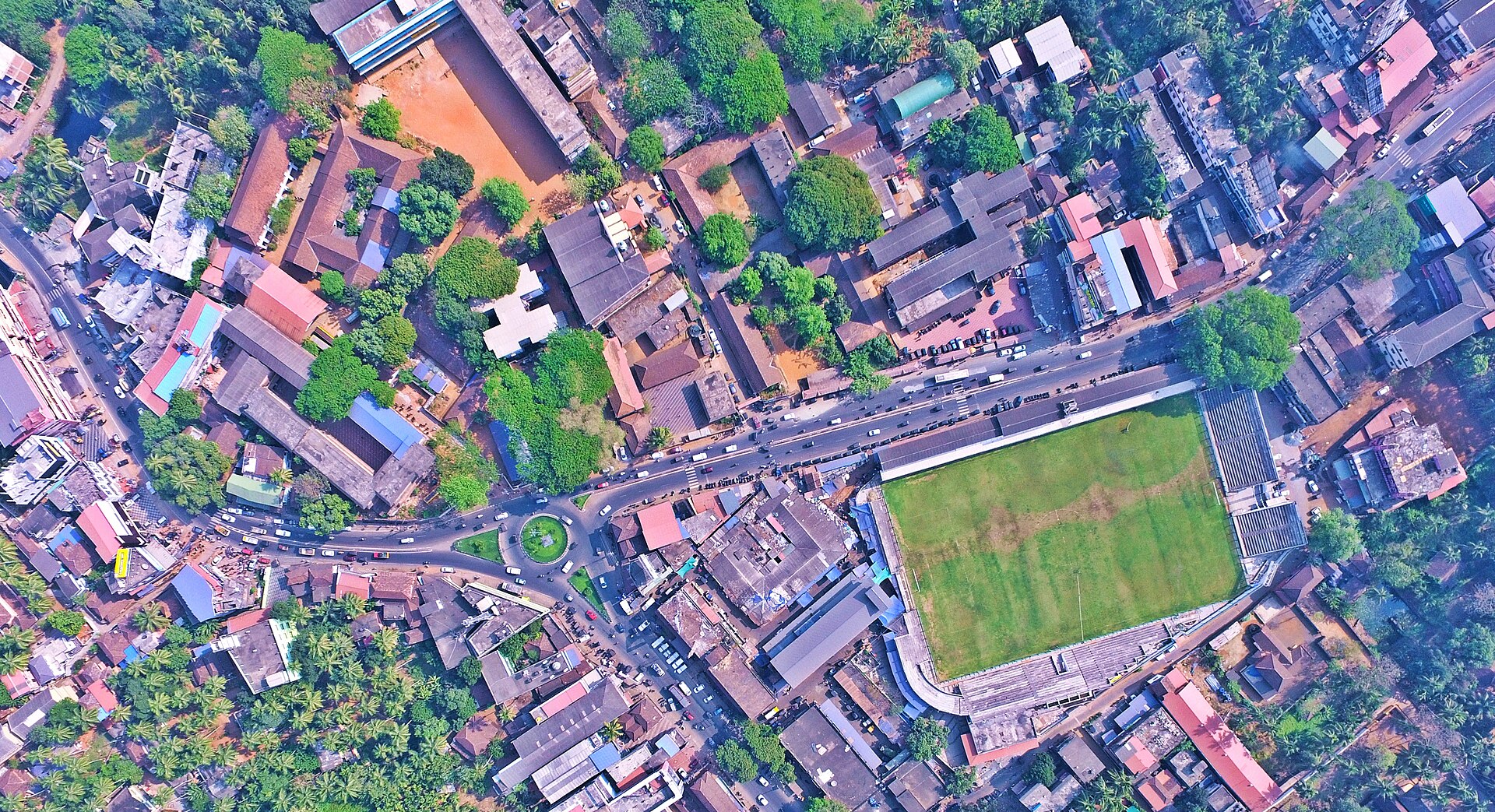 Malappuram Downhill Aerial View